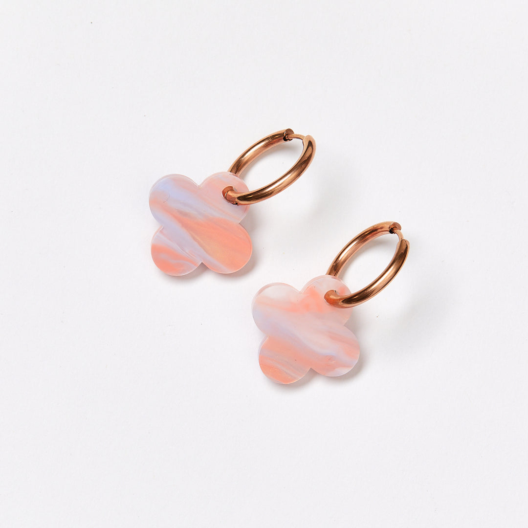Carmilla Earrings - Sunset Pink