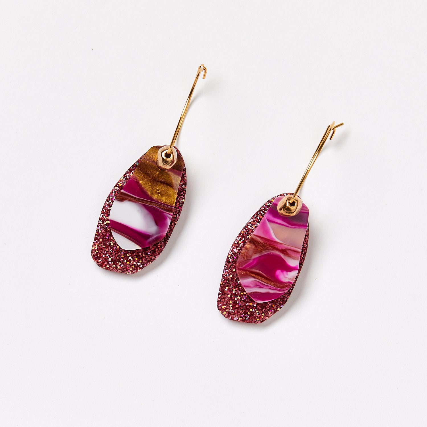 Red hot sale velvet earrings